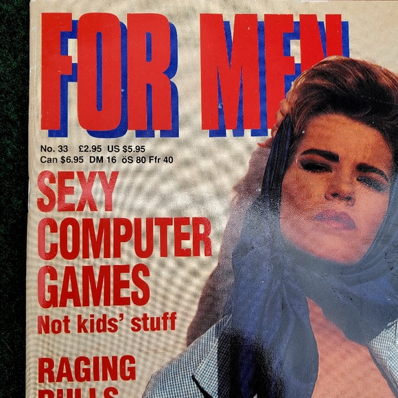 VTG For Men Adult Magazine 1993 Printed in England Rare Good Condition - Picture 2 of 9